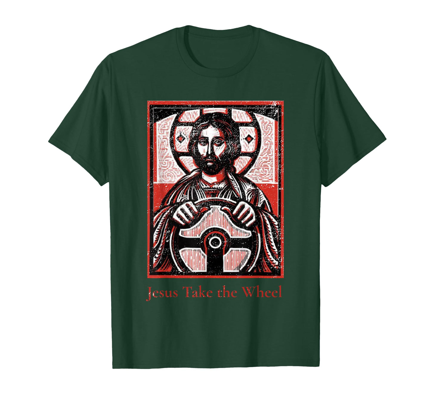 Jesus Take the Wheel t-shirt - A funny Christian gift. T-Shirt