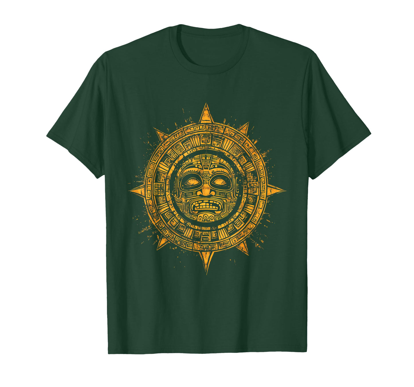 Aztec God Mayan Calendar Quetzalcoatl Native Mexican Pride T-Shirt