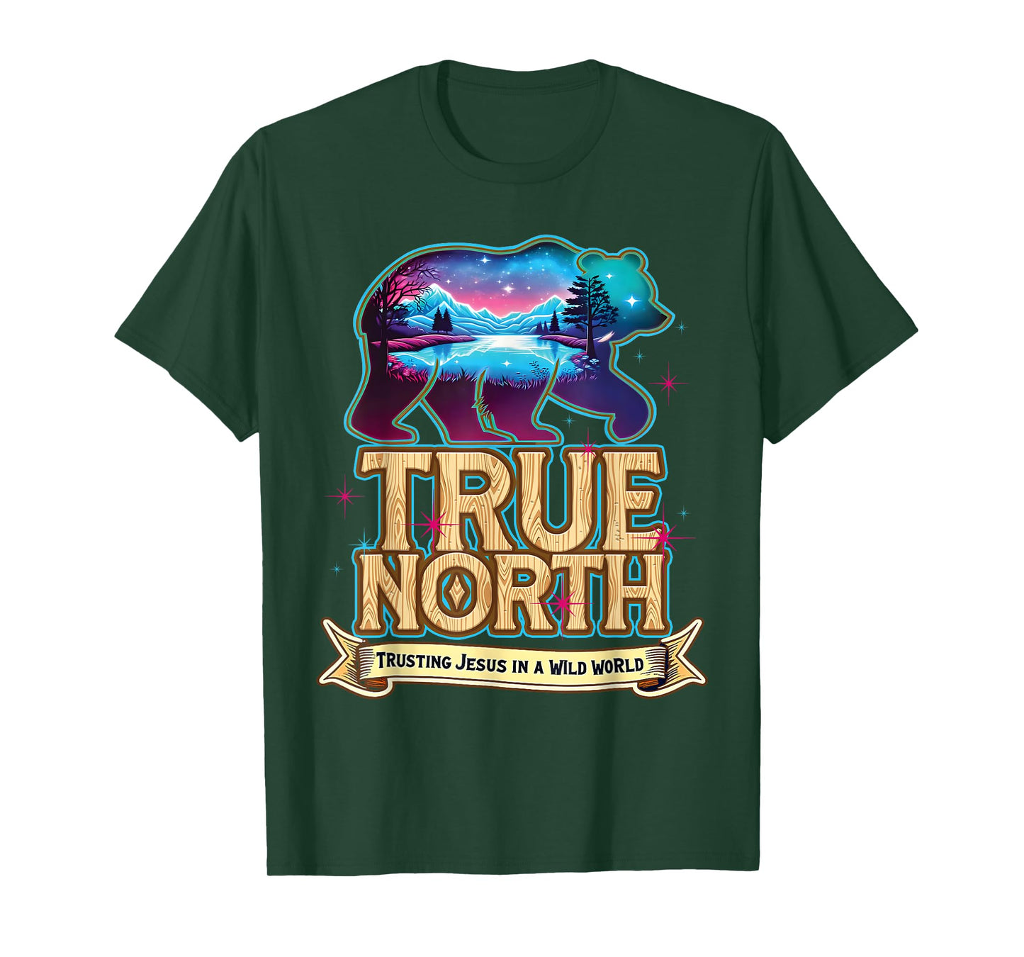 True North Trusting Jesus In A Wild World VBS 2025 T-Shirt