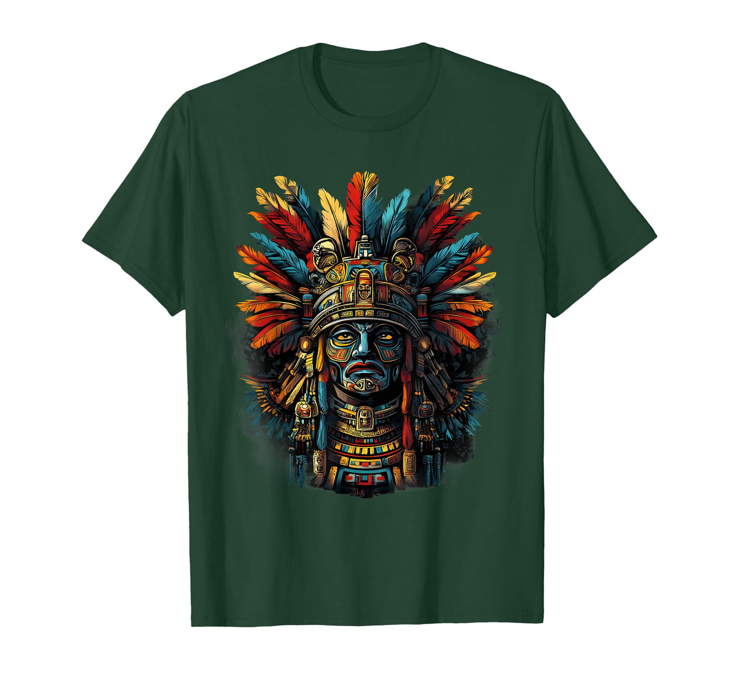 Aztec God Native Mexico Pride Mexican Mythology Mayan T-Shirt