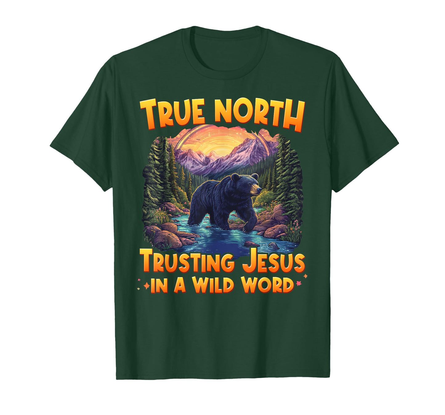 True-North Trusting Jesus In A Wild World VBS 2025 T-Shirt