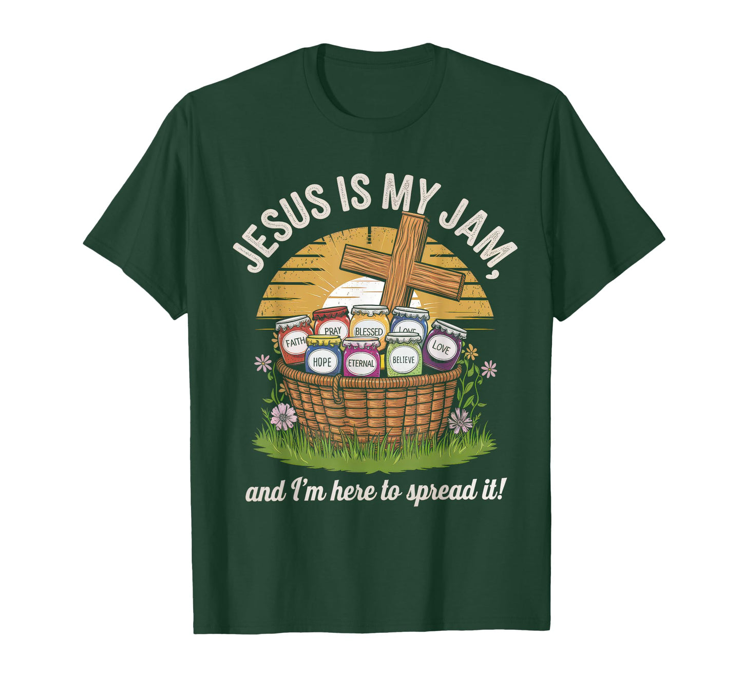 Jesus is My Jam Tshirt Men Women Christian Bible Verse T-Shirt