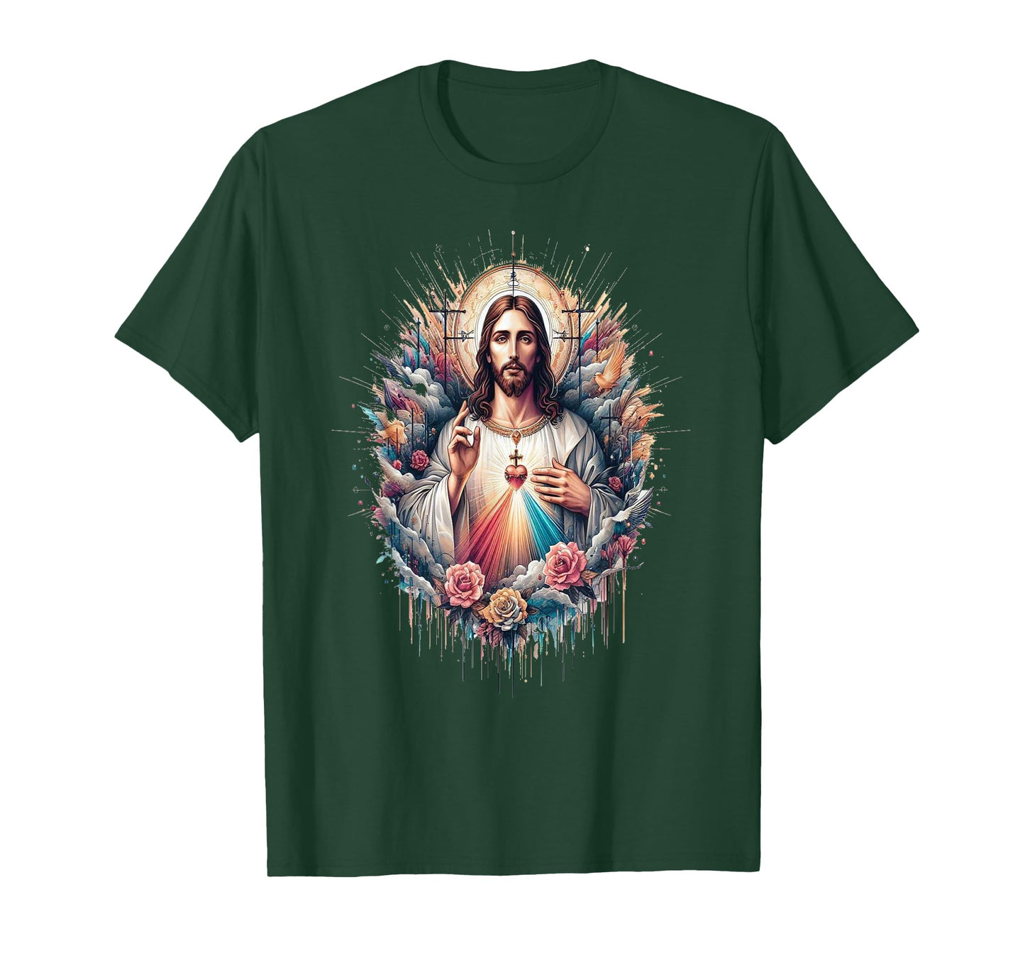 Jesus I Trust In You Divine Mercy Catholic T-Shirt