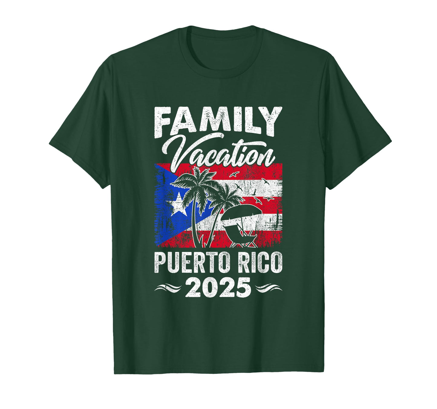 Family Vacation Puerto Rico 2025 Beach Summer Vacation T-Shirt