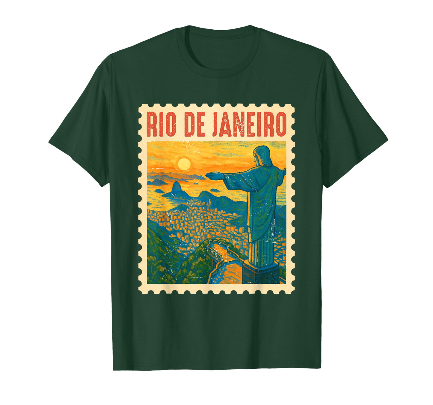 Rio de Janeiro Souvenir Brazil Travel Christ The Redeemer T-Shirt