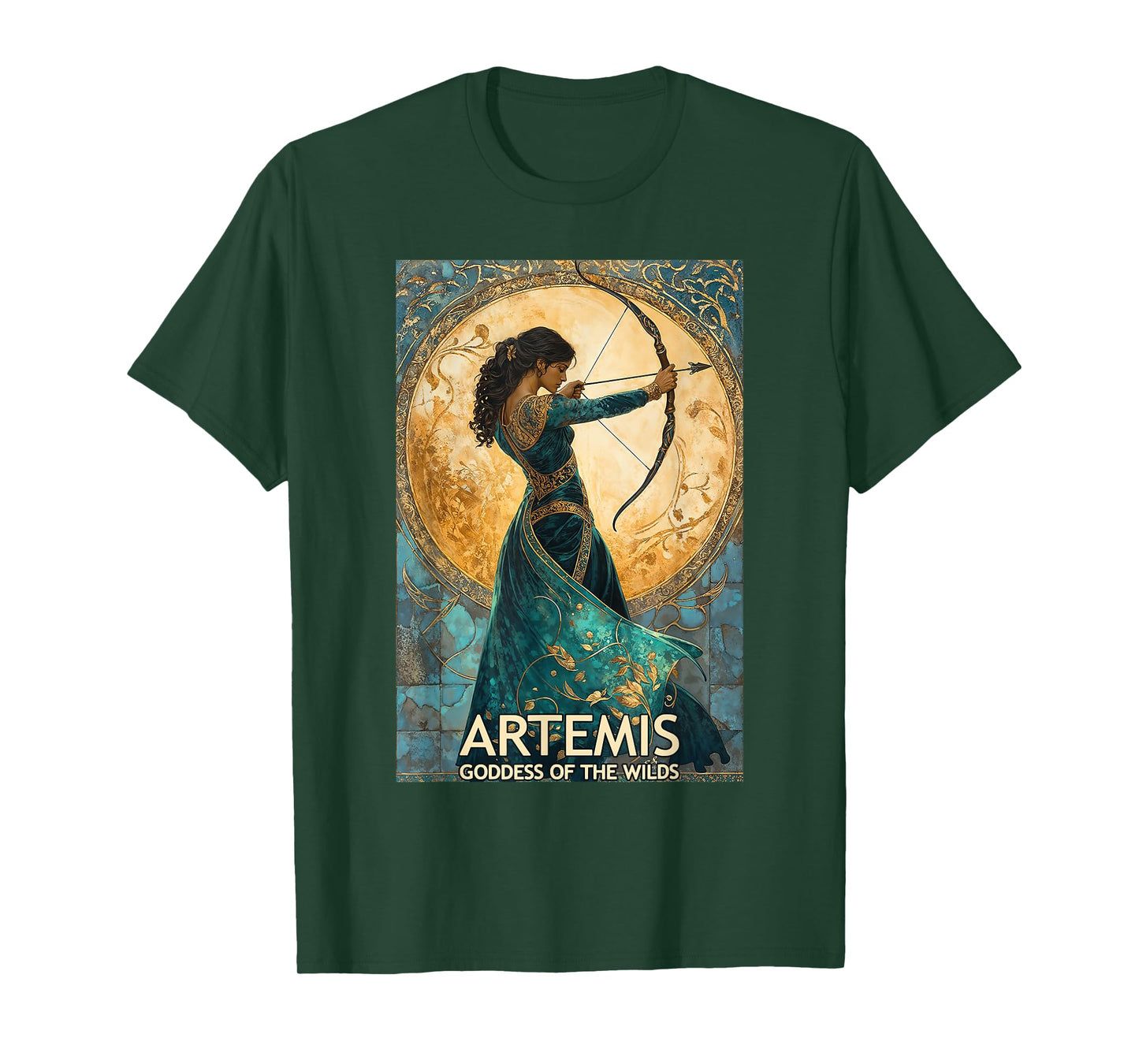 Artemis Moon Goddess Greek Goddess Artemis Feminine Divine T-Shirt