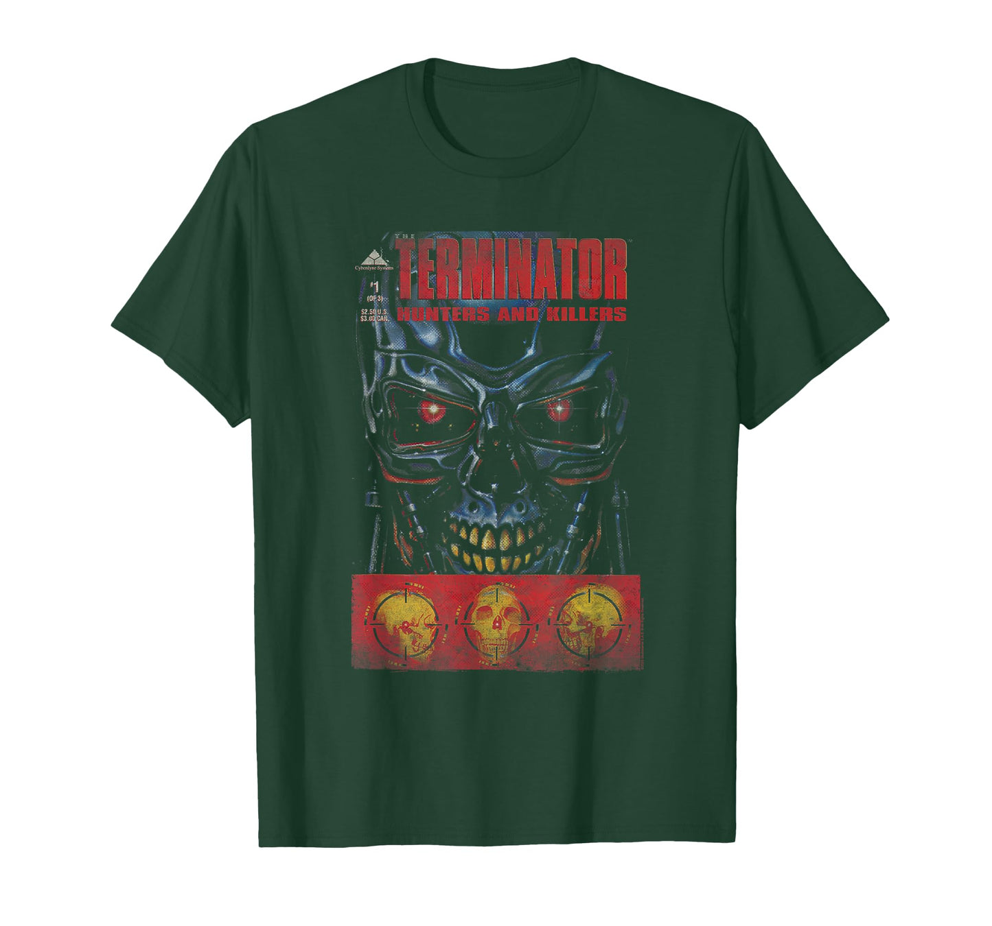 The Terminator Hunters & Killers Vintage Illustration Movie T-Shirt