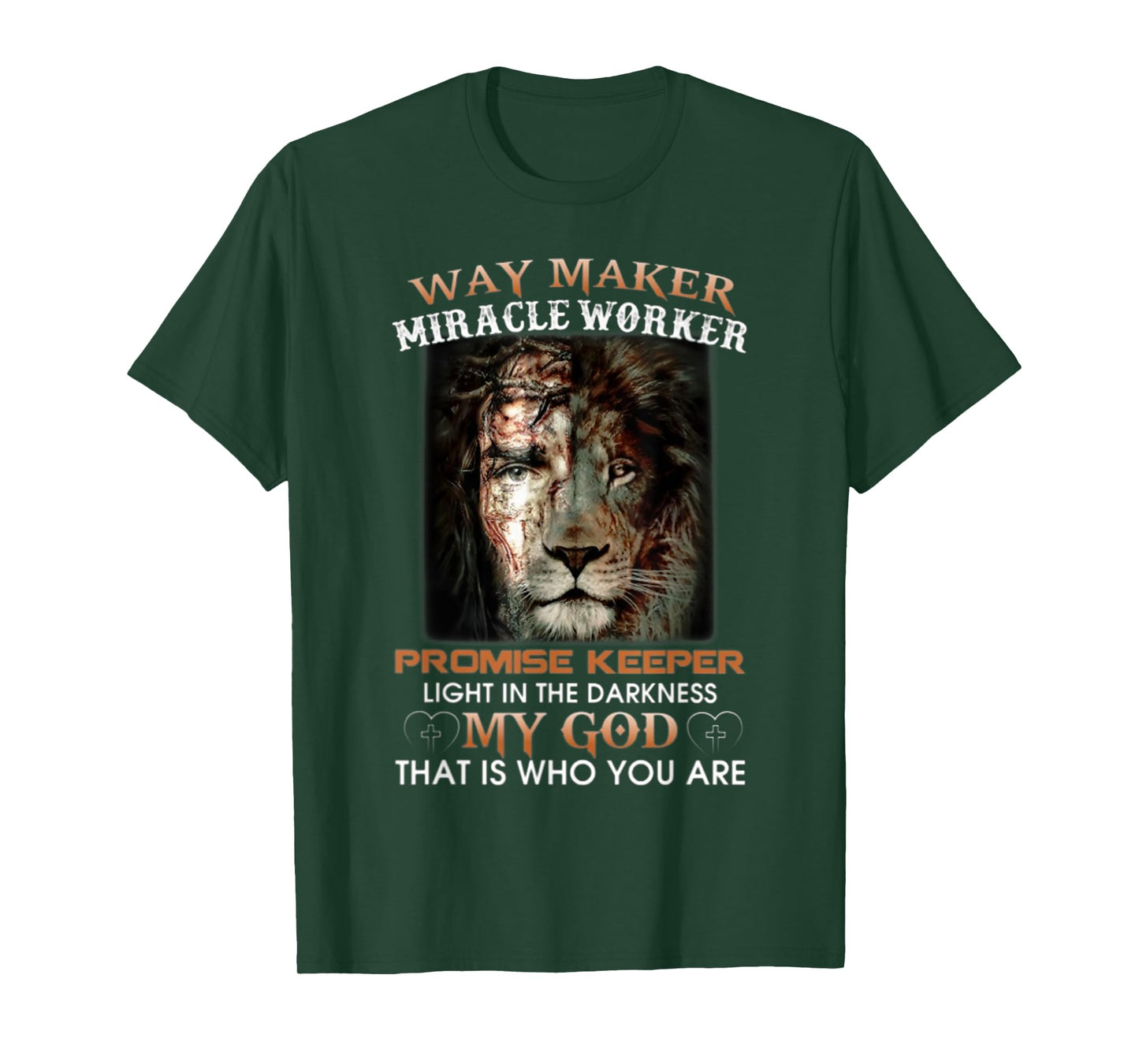 Lion-Way-Maker-Miracle-Worker-Promise-Keeper T-Shirt