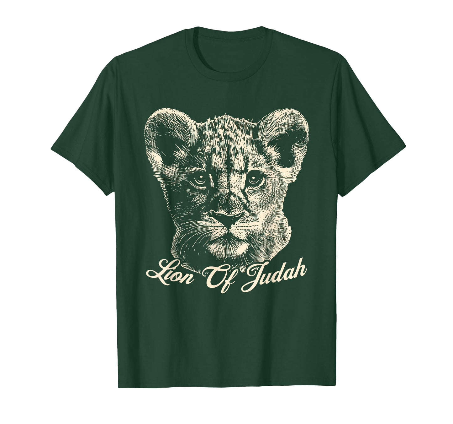 Lion of Judah Religious Christian Inspirational Lion Cub T-Shirt