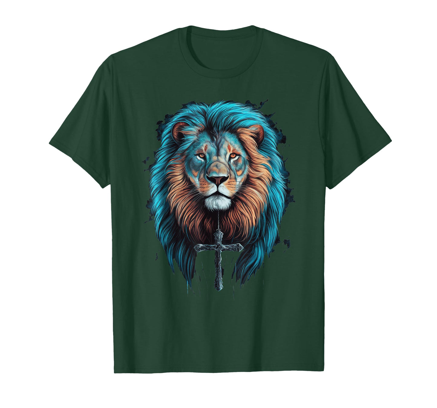 Jesus Lion of Judah Christian Faith for Men and Women T-Shirt