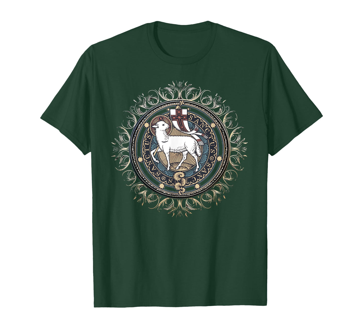 Agnus Dei Sanctus Traditional Latin Mass Catholic T-Shirt
