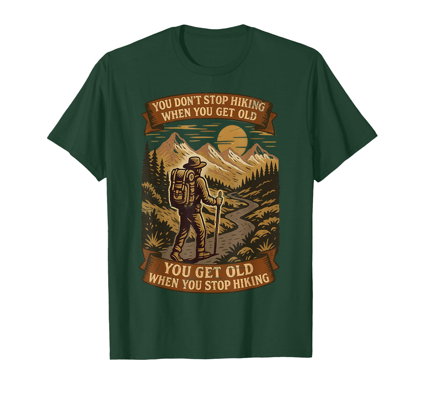 Funny Hiker Gift Hiking Lover Outdoor Quote T-Shirt
