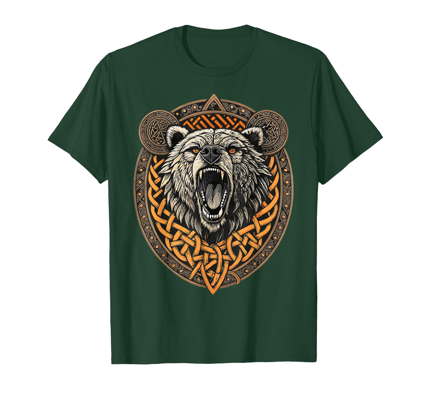 Ancient Viking Knotwork – Berserker Battle Bear T-Shirt