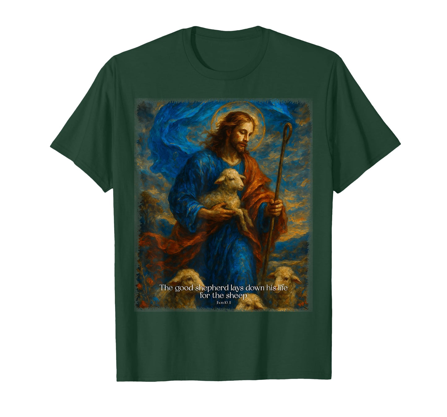 Good Shepherd Bible Verse Christian Faith Design T-Shirt
