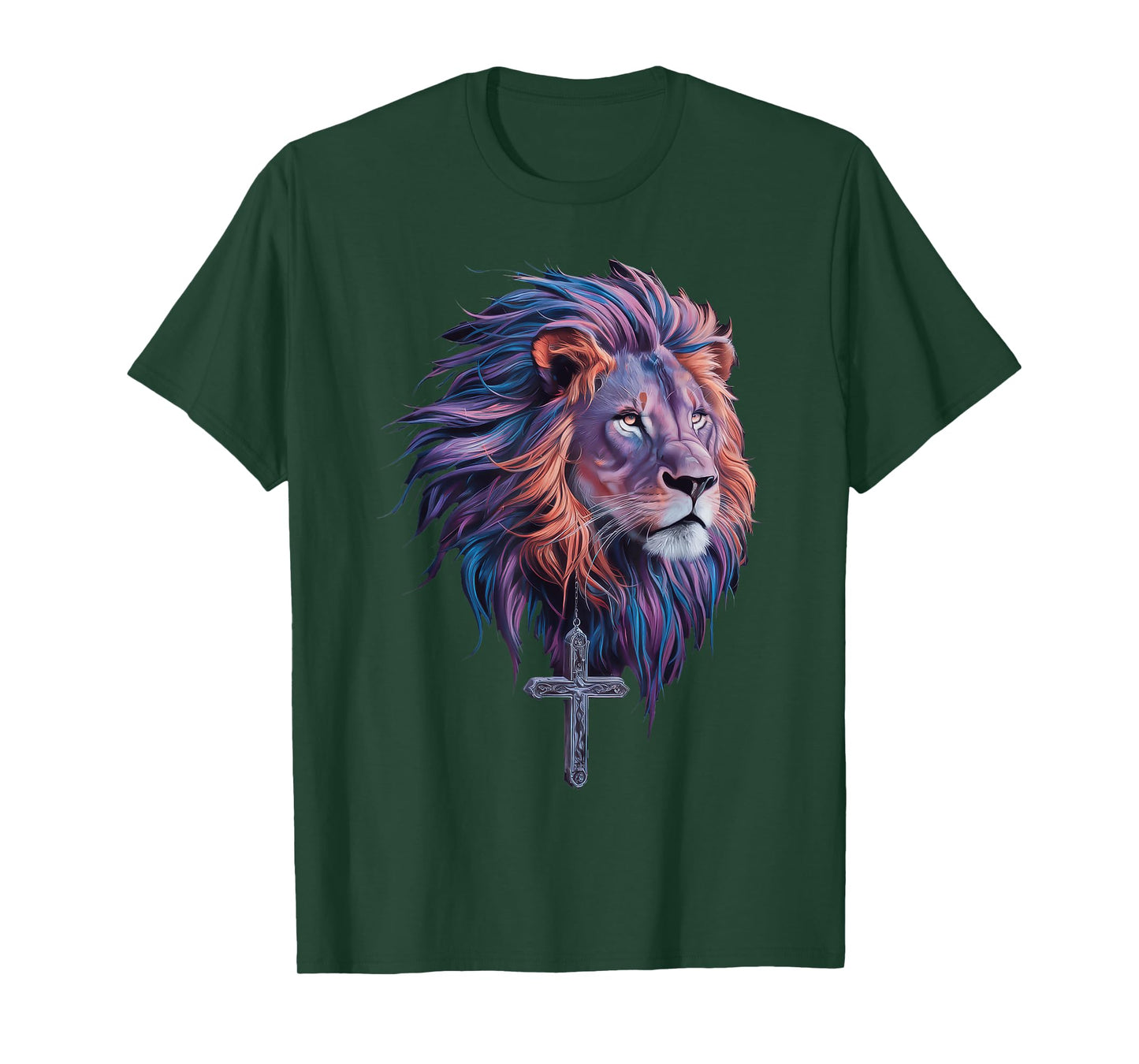 Jesus Lion of Judah Christian Faith for Men and Women T-Shirt