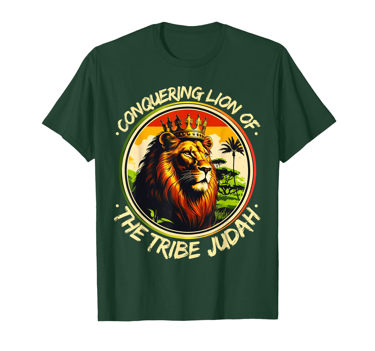 Conquering Lion Of The Tribe Judah Hebrew Israelite YHWH T-Shirt