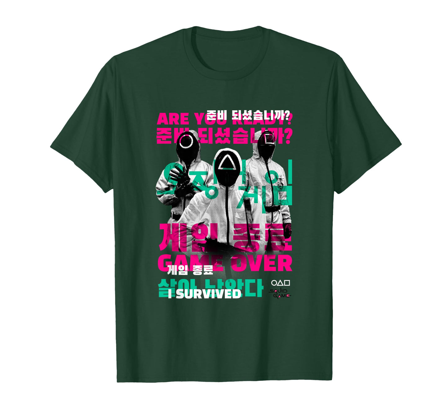 Squid Game 2 Quotes Guards Getting Ready Retro T-Shirt