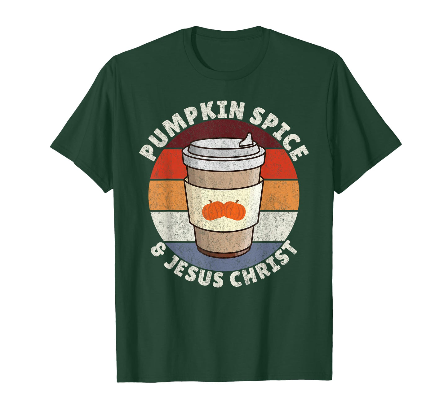 Pumpkin Spice & Jesus Christ, Fall Autumn Season T-Shirt