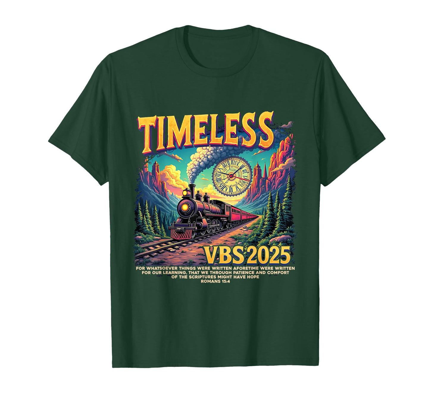 Christian Summer Timeless VBS 2025 We Through Patience T-Shirt