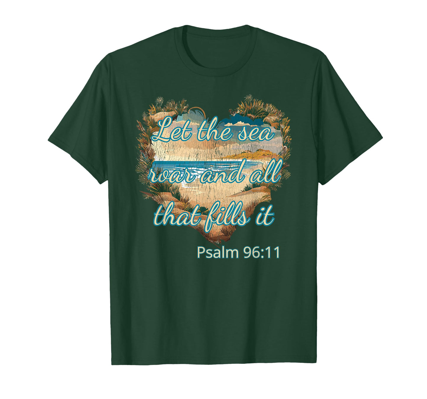 Beach Theme Christian Quotes Bible Verse Sayings T-Shirt