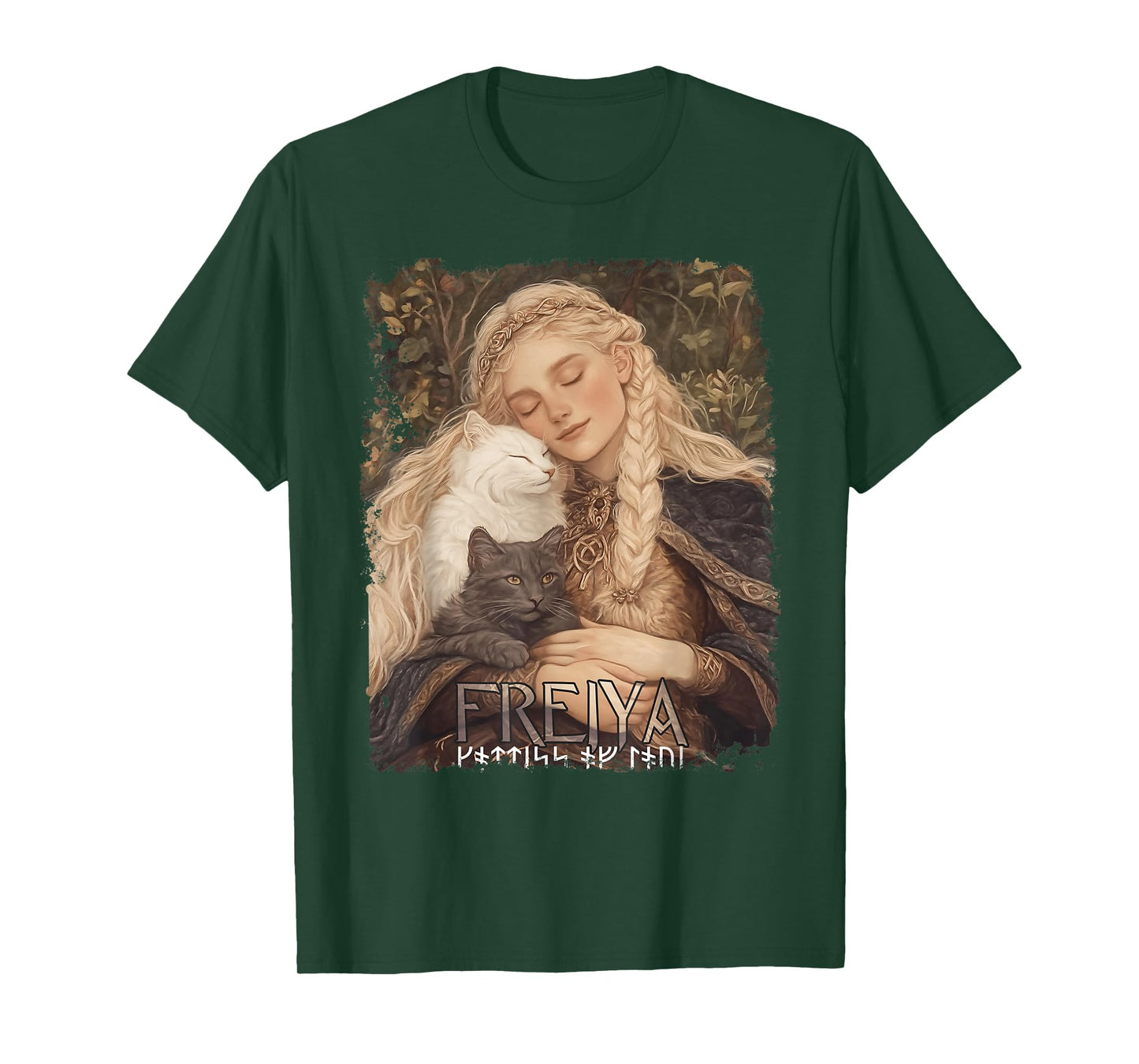 Freya Goddess Freyja Viking Norse Mythology Celtic Knot T-Shirt