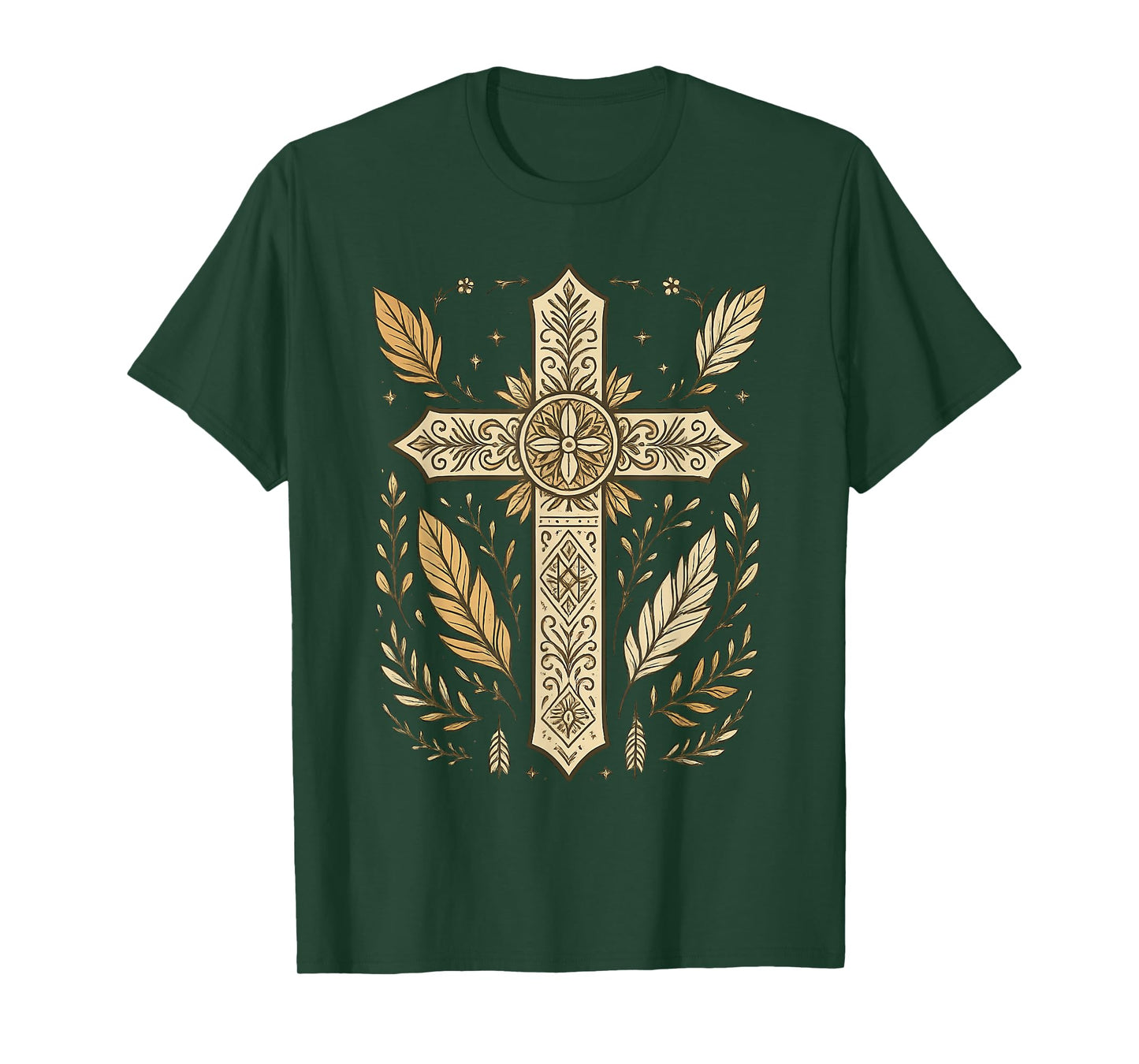 Jesus Shirts, Christian Cross T-Shirt, Rooted in Christ Tee T-Shirt