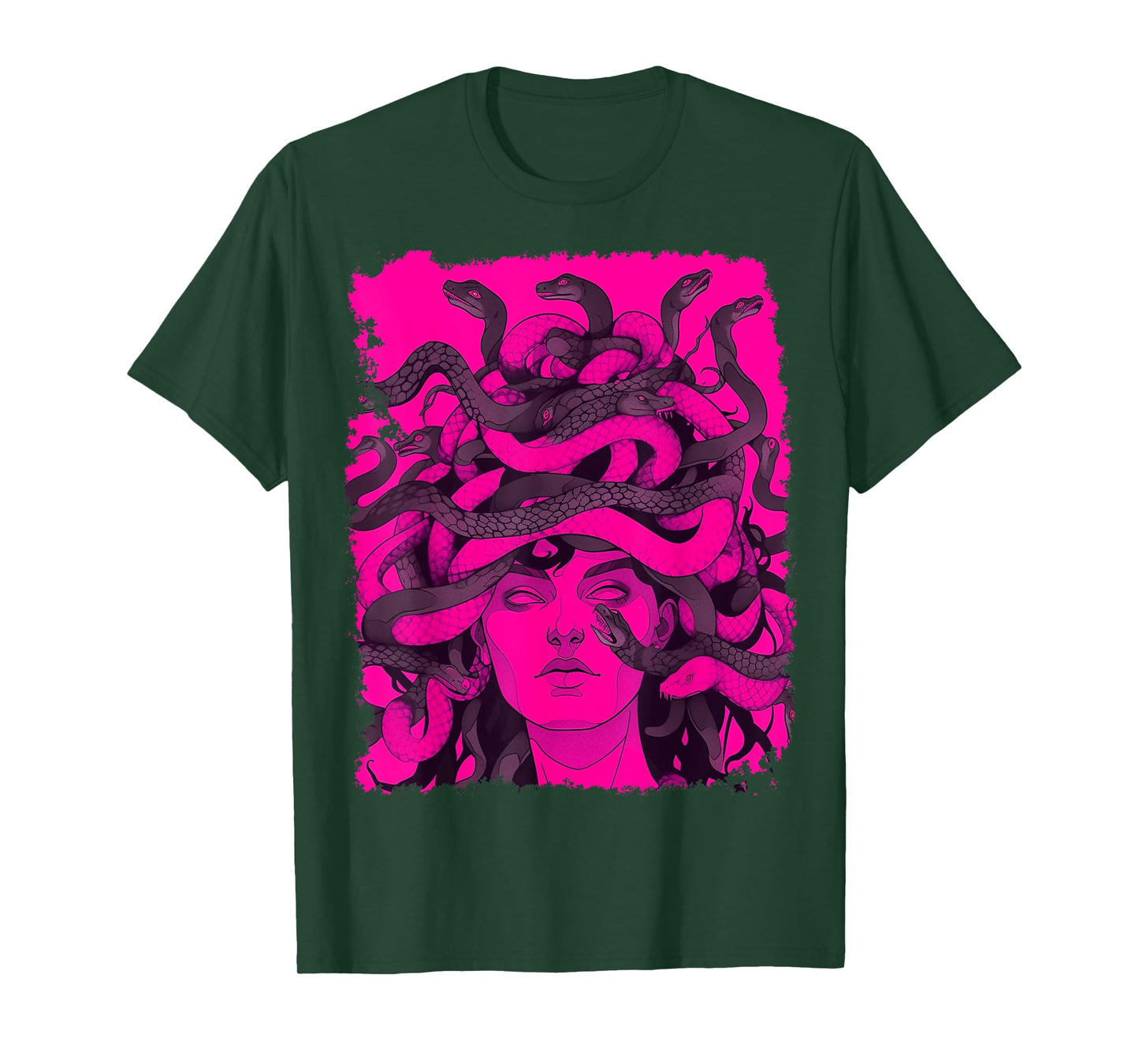 Medusa Pink and Black T-Shirt