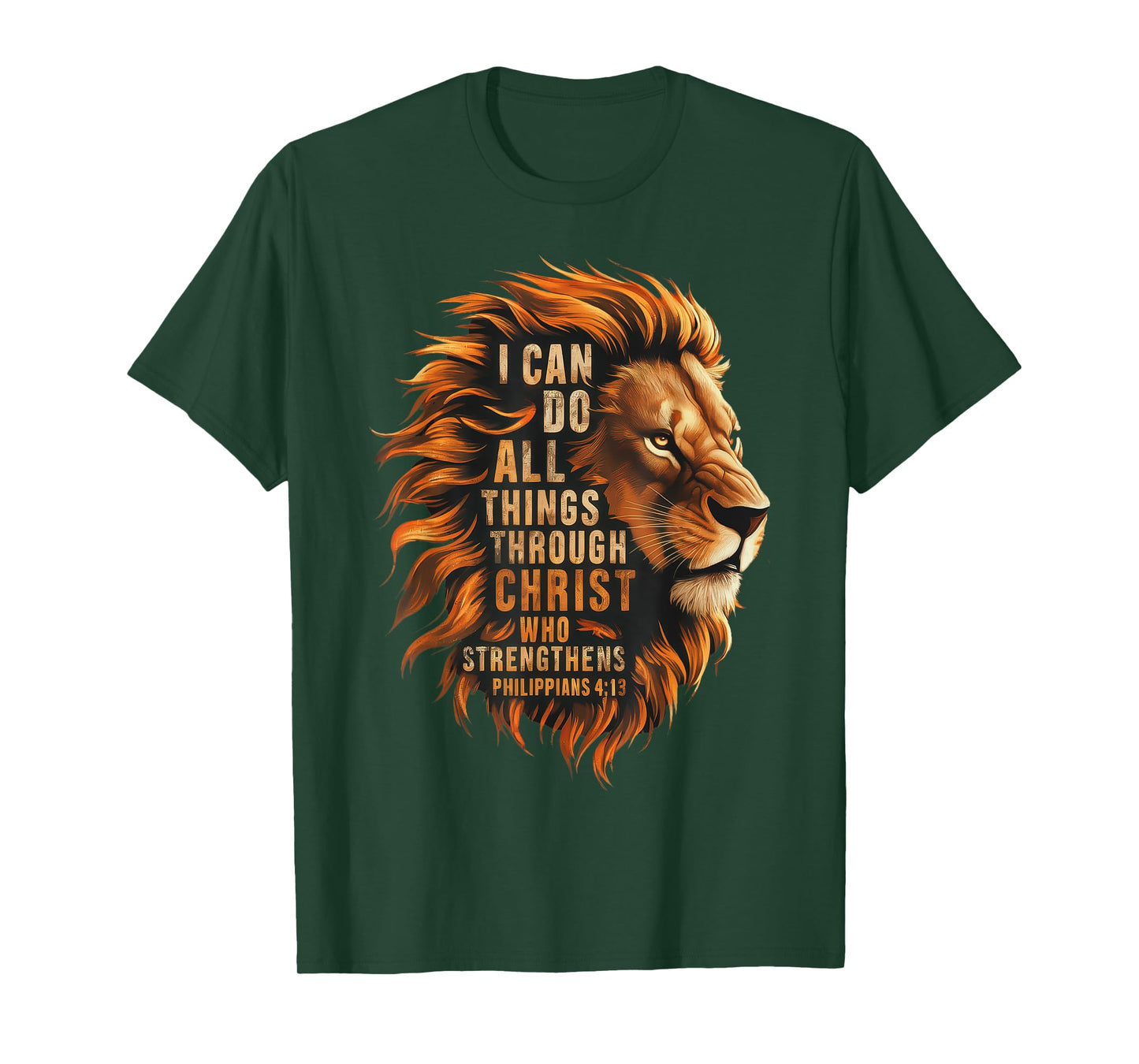 I Can Do Things Through Christ Christian Philippians 4:3 T-Shirt