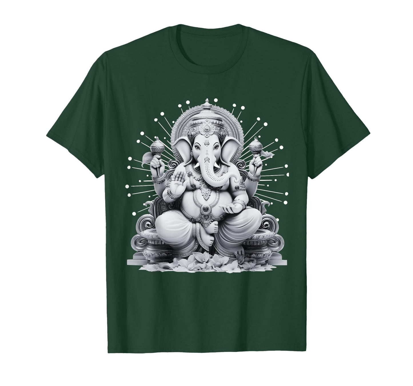 Ganesh Hindu Elephant God Ganesha Yoga Spiritual T-Shirt