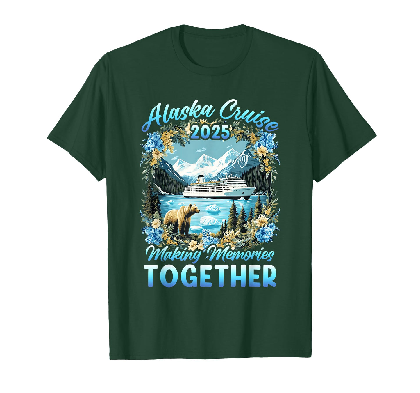 Family Friends Matching Group Alaskan Alaska Cruise 2025 T-Shirt