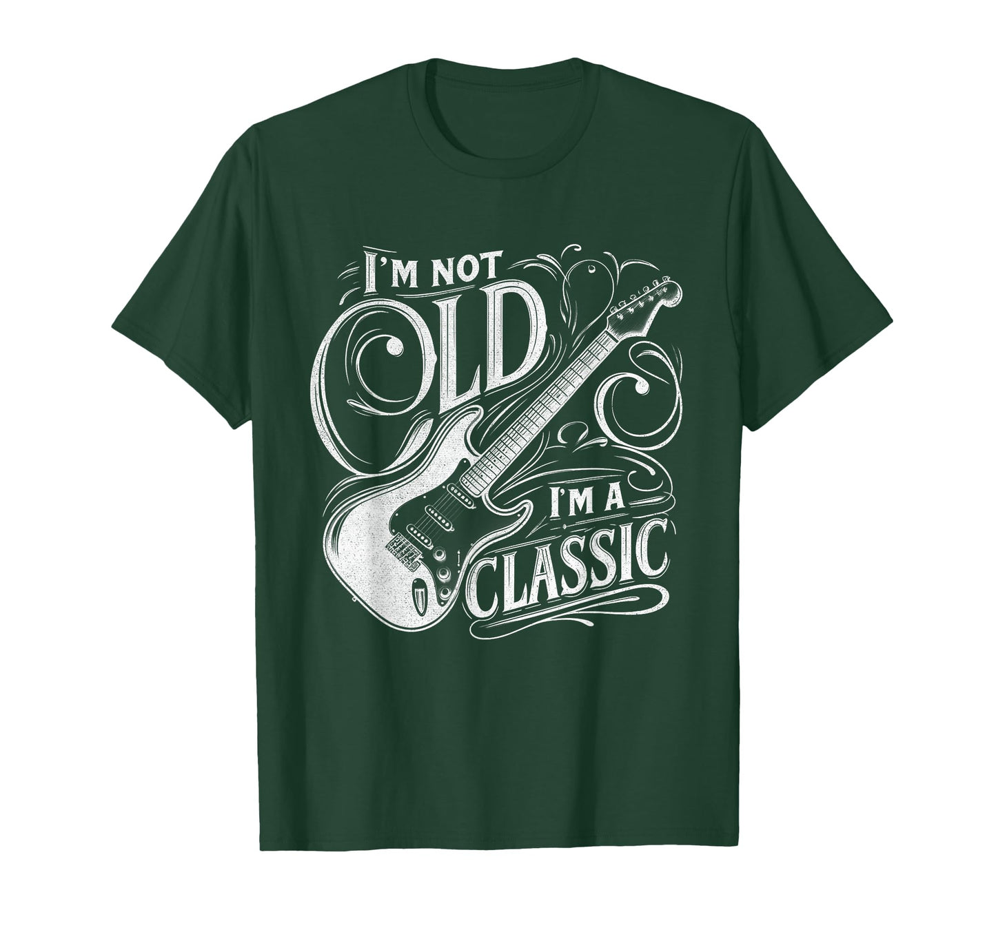 I'm Not Old I'm Classic Retro Vintage Funny Guitar Guitarist T-Shirt