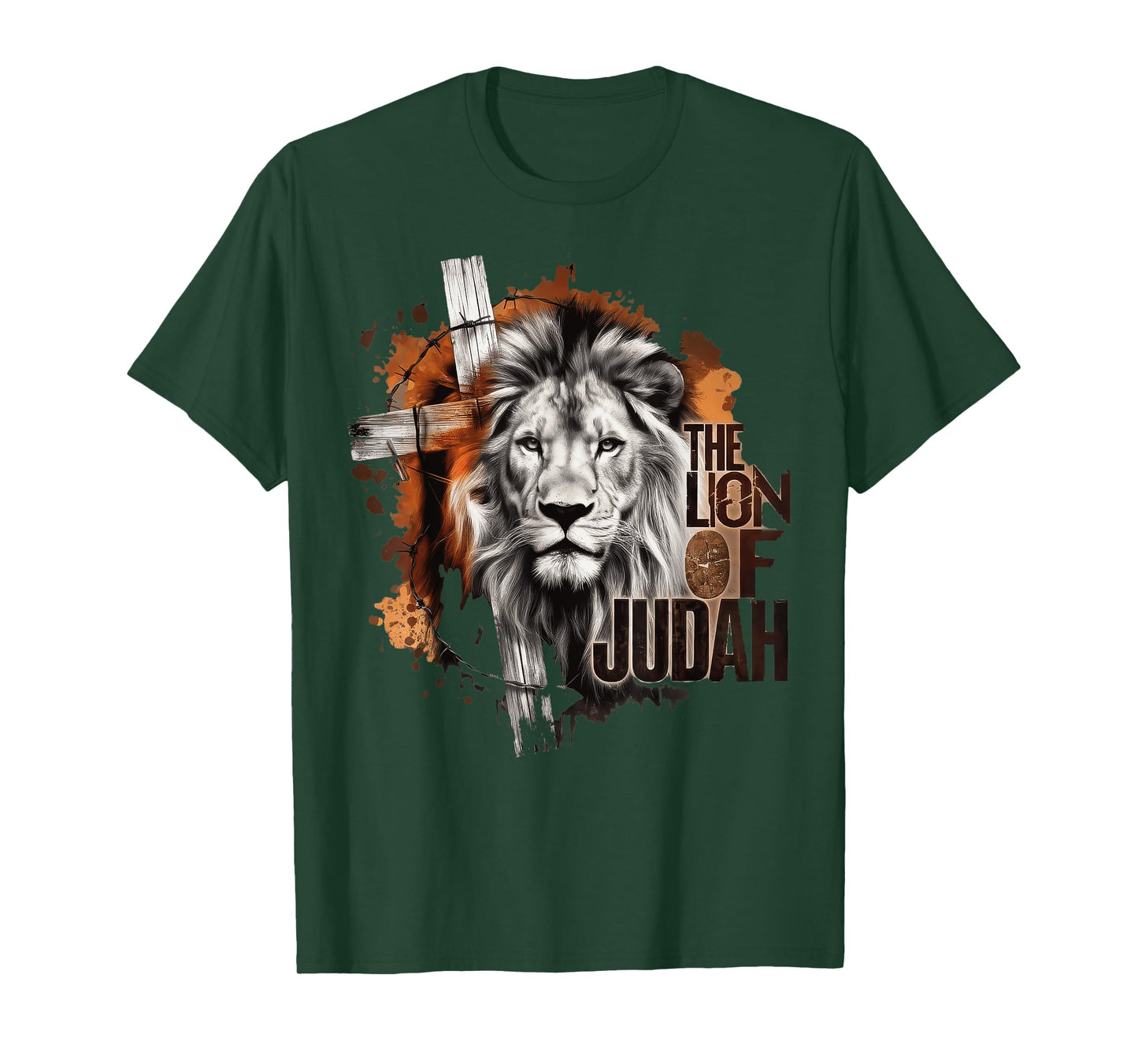 Jesus Lion of Judah Christian Faith for Men and Women T-Shirt