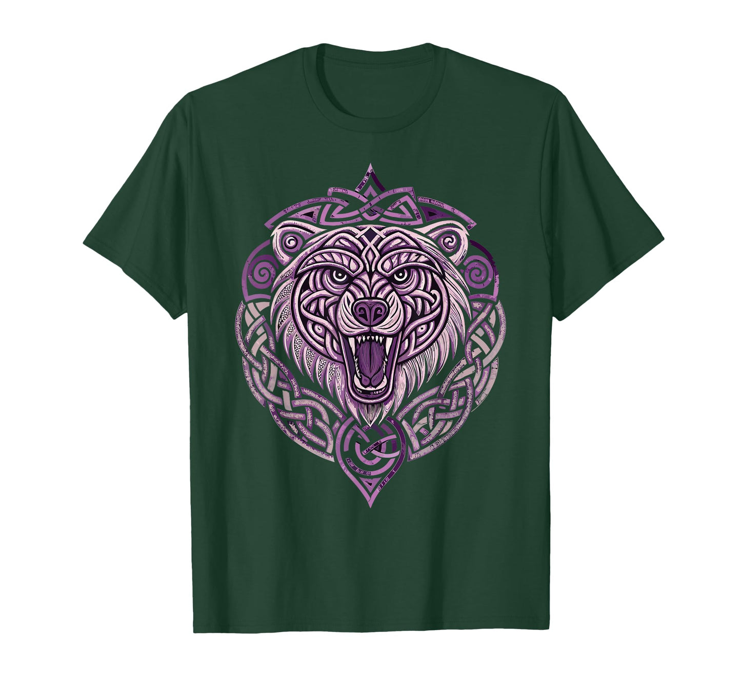 Retro Viking Bear – Norse Wildlands Warrior T-Shirt