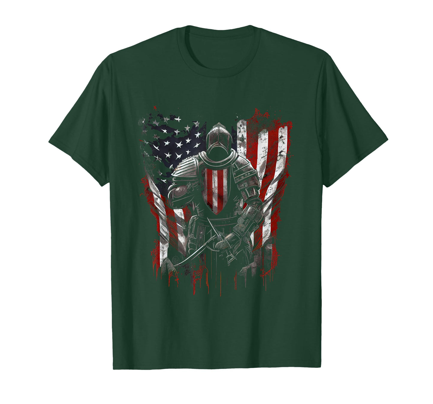 Crusader Templar Kneeling Crusader Templar Warrior Of Christ T-Shirt
