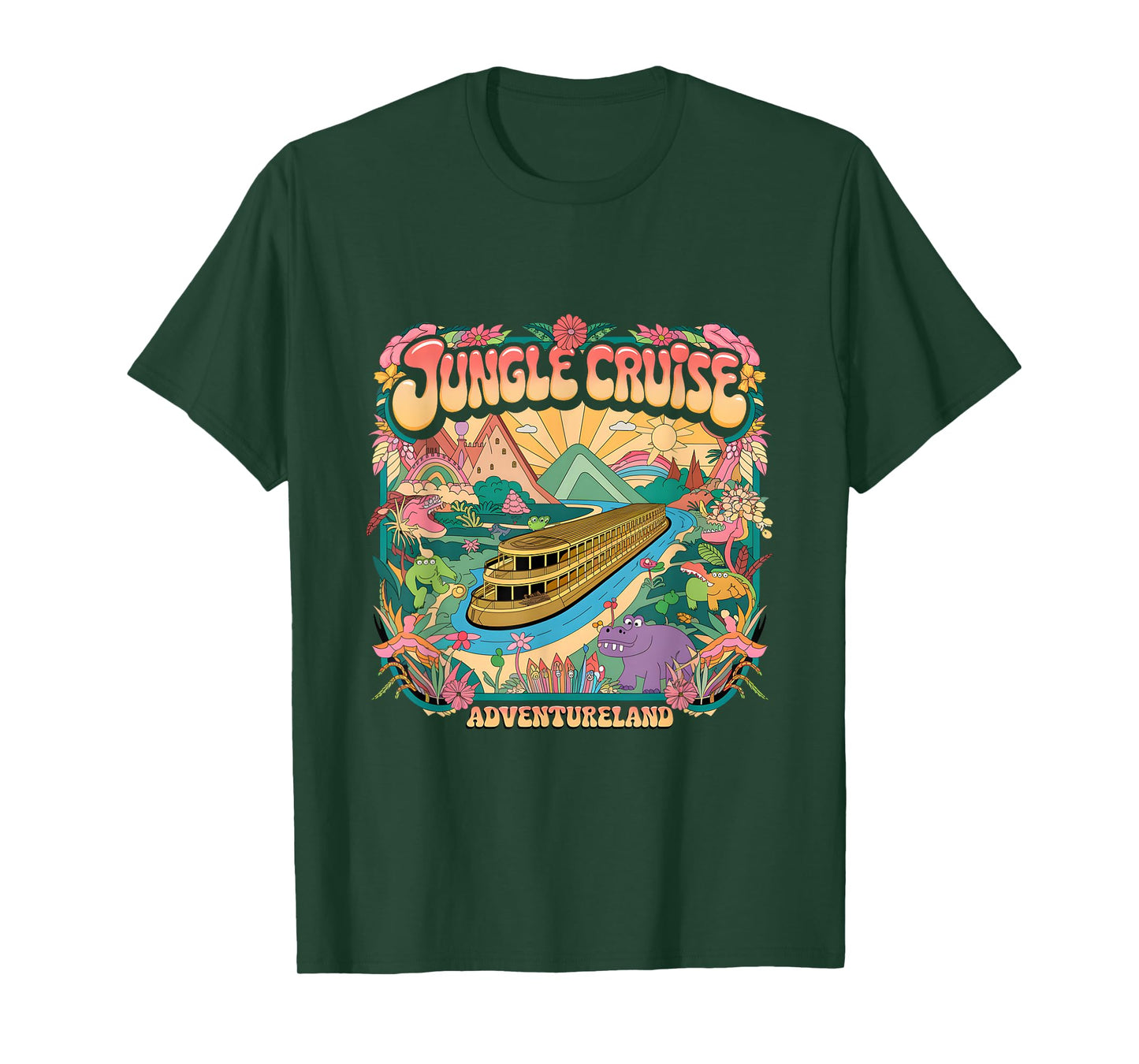 VBS 2025 Adventureland Youth Group Jungle Cruise Camp T-Shirt