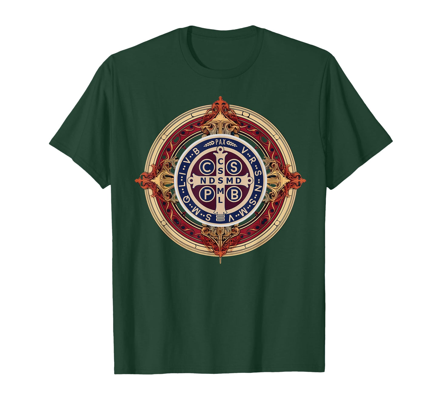 Catholic Saint Benedict Medal T-Shirt