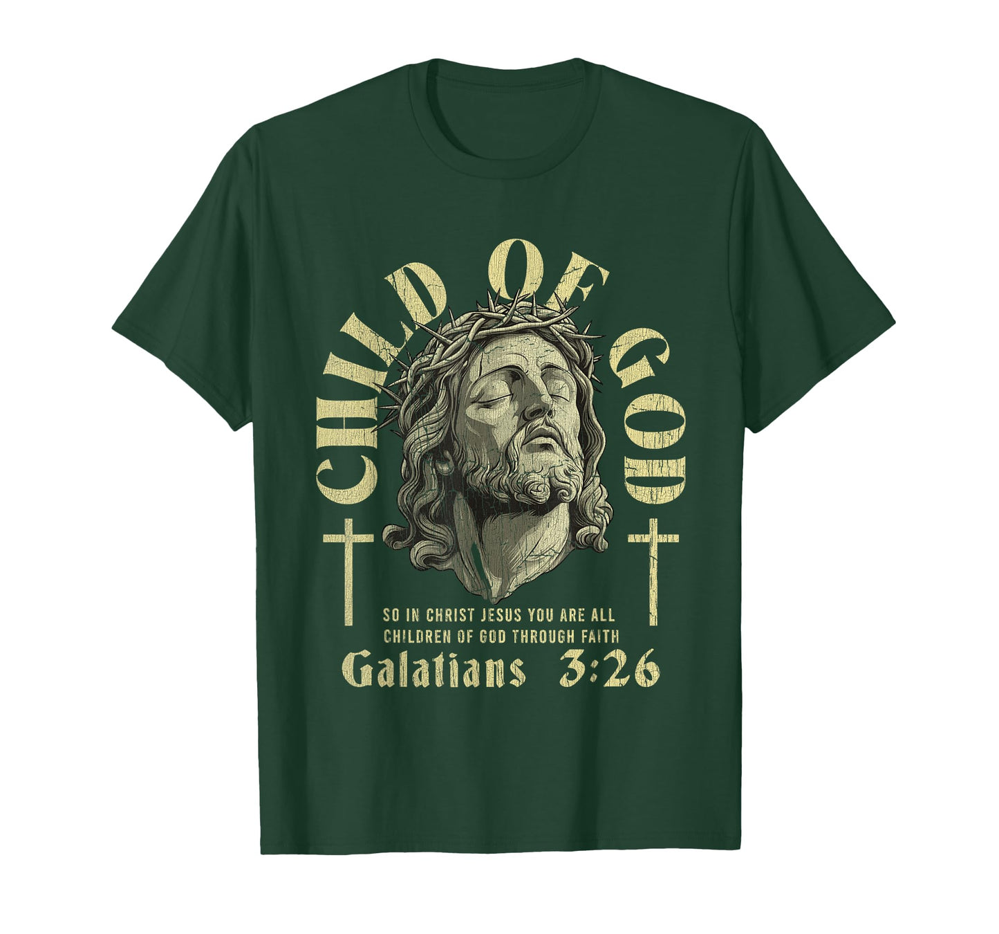Vintage Child Of God Galatians 3 26 T-Shirt