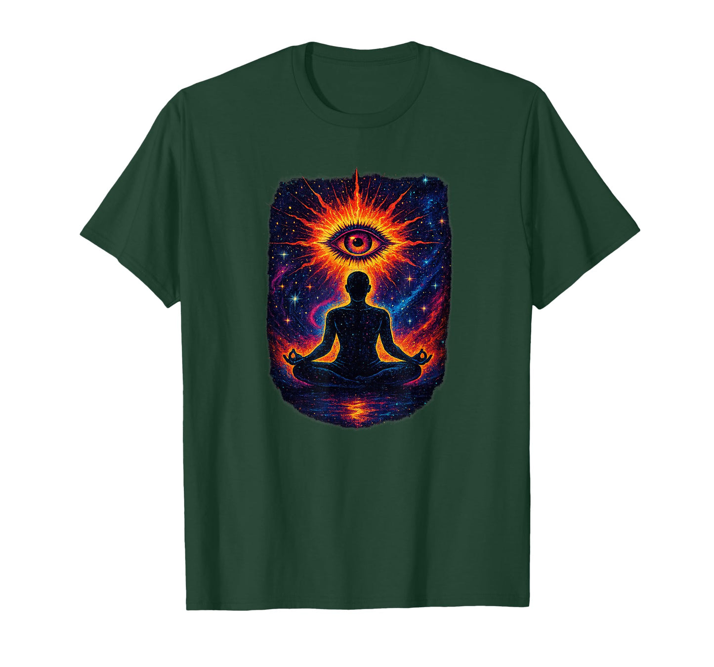 3rd Eye Chakra Cosmic Energy Meditation Spiritual T-Shirt