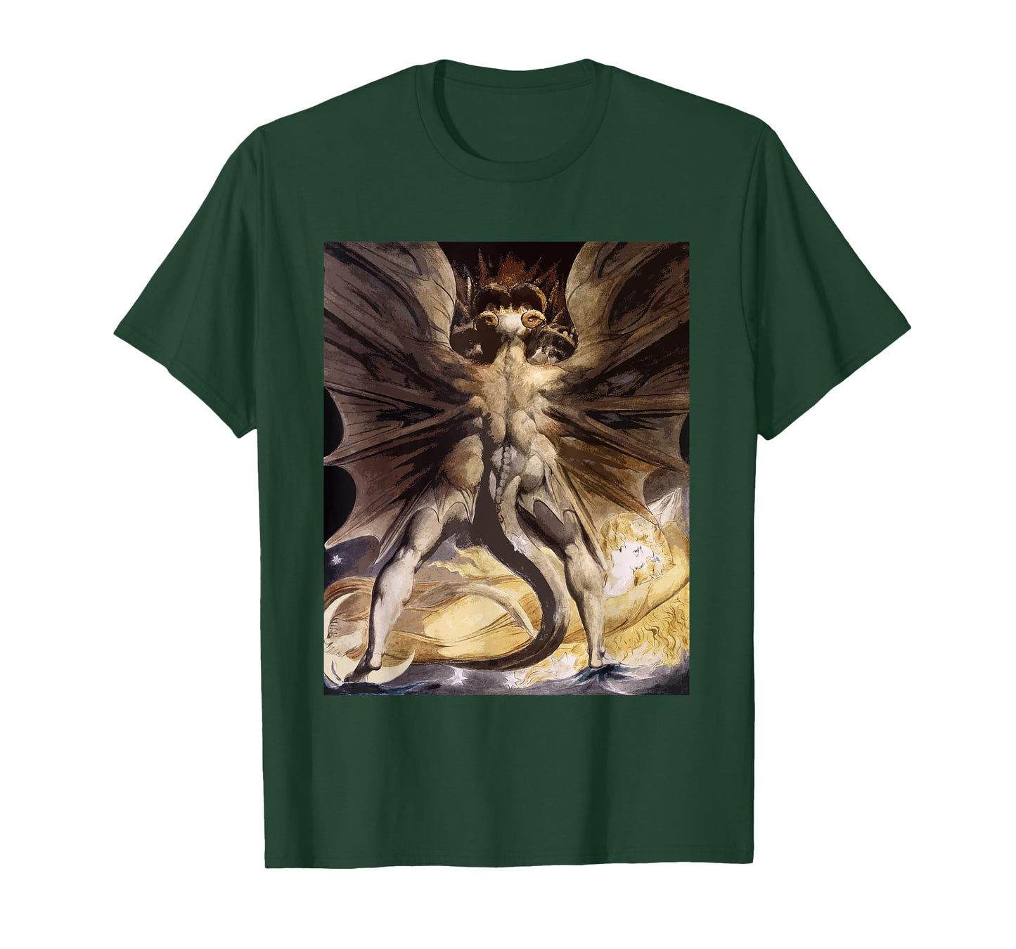 The Great Red Dragon by William Blake T-Shirt