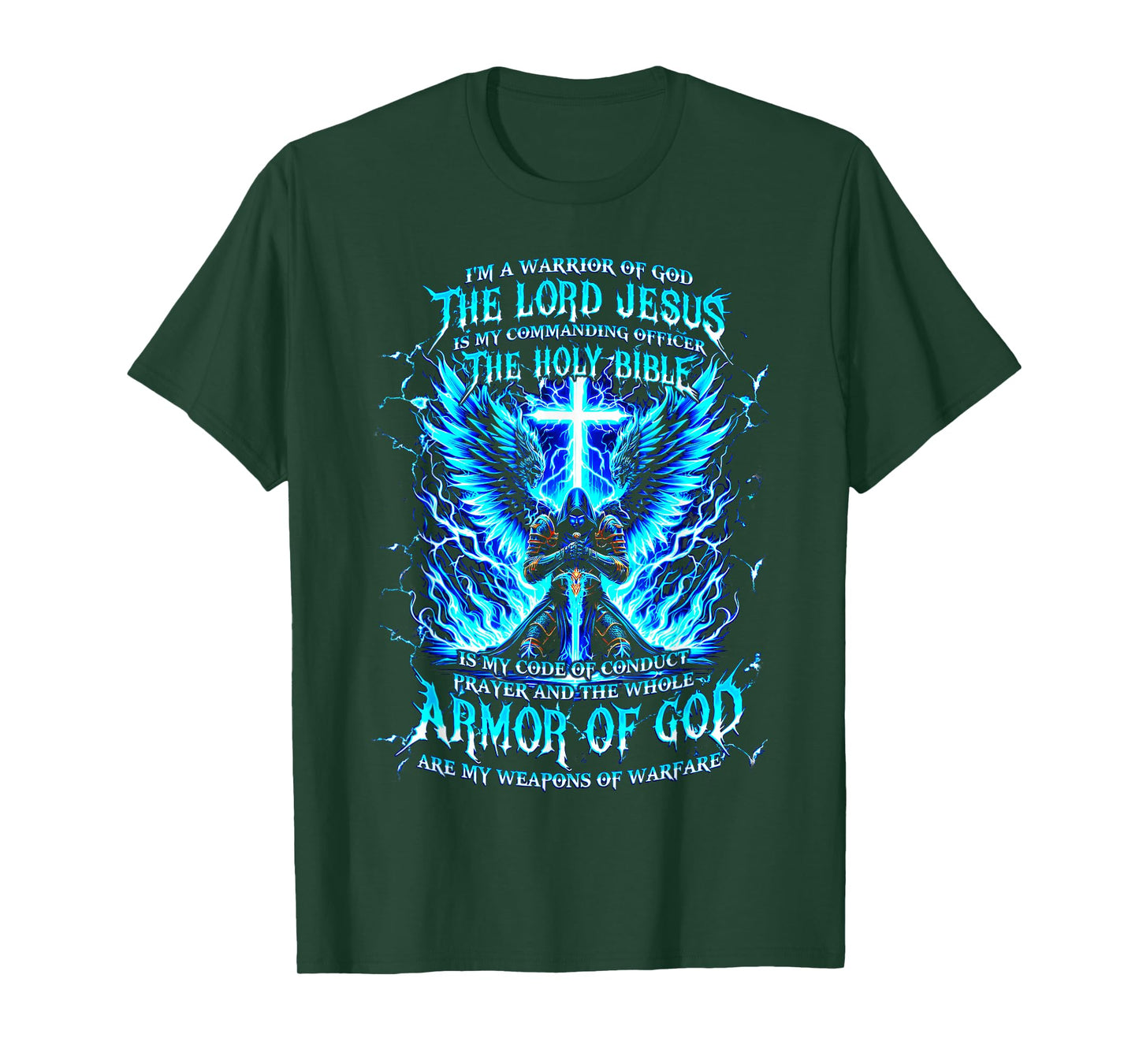 I’m A Warrior Of God Armor Of God Christian T-Shirt