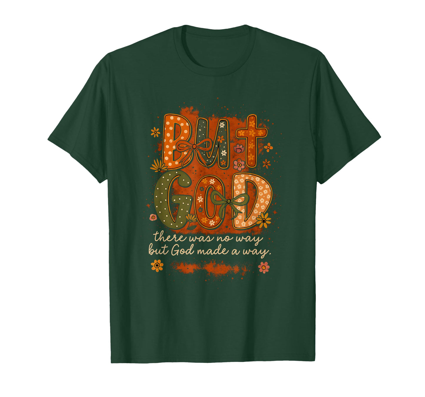 But God Made a Way Vintage Christian Faith Quote T-Shirt