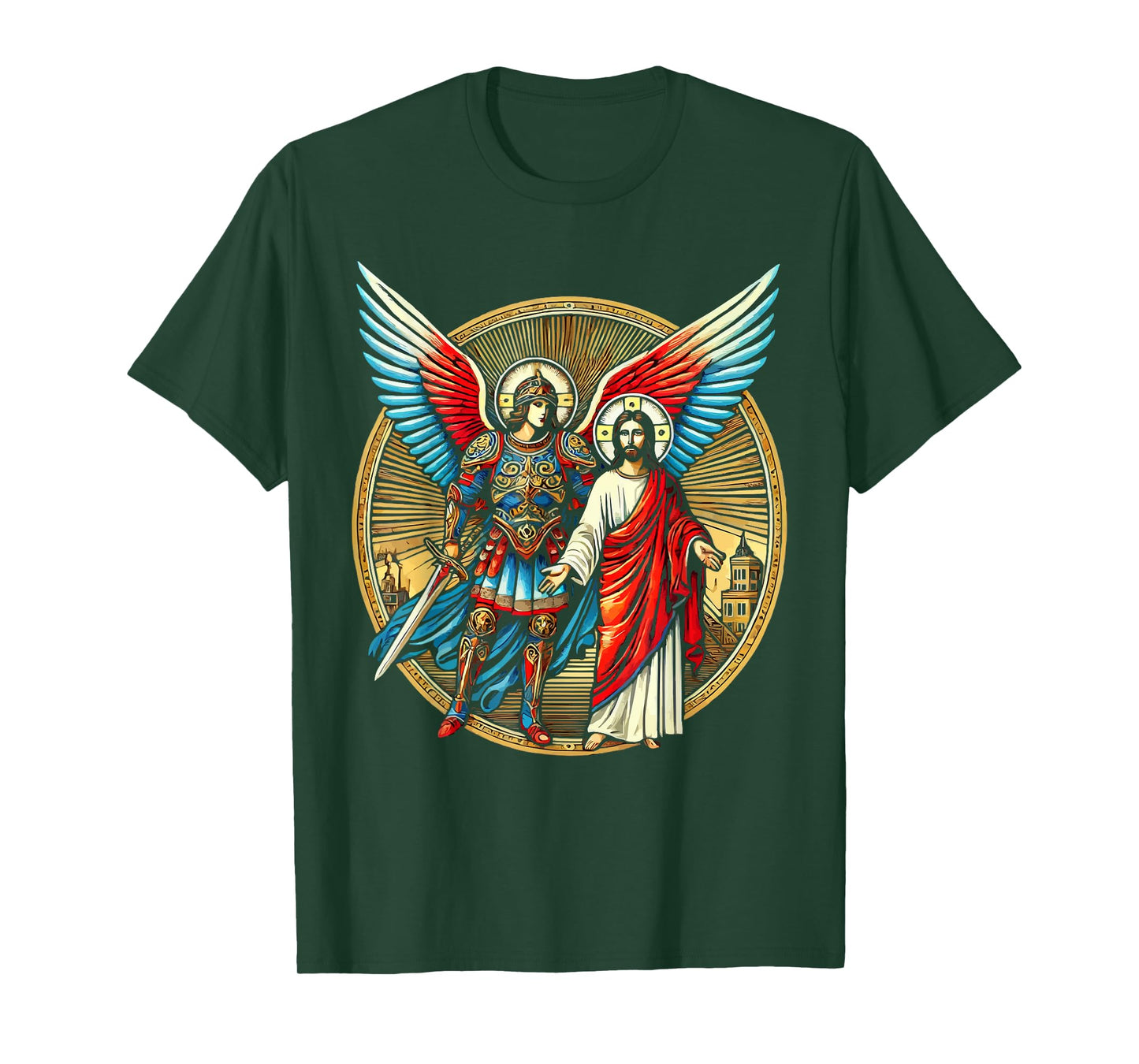 Archangel Gabriel Catholic Christianity Guardian Angel T-Shirt