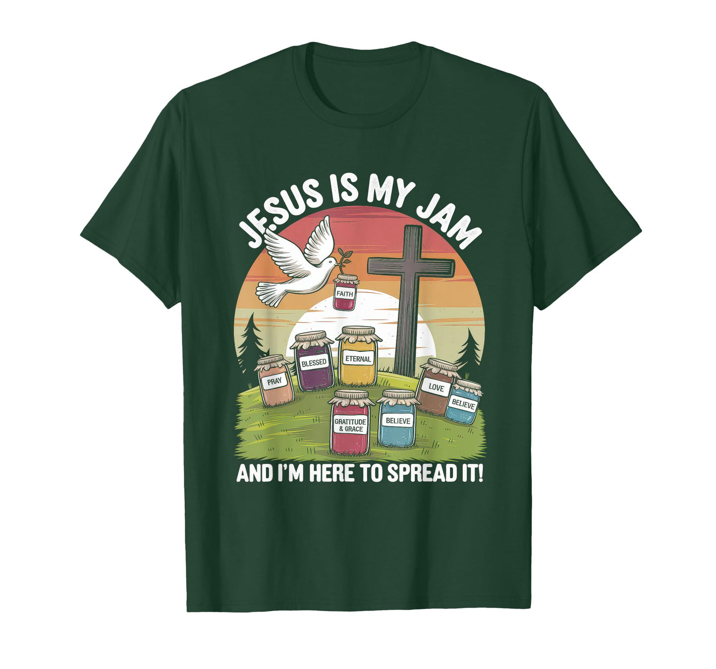 Jesus is My Jam Tshirt Men Women Christian Bible Verse T-Shirt