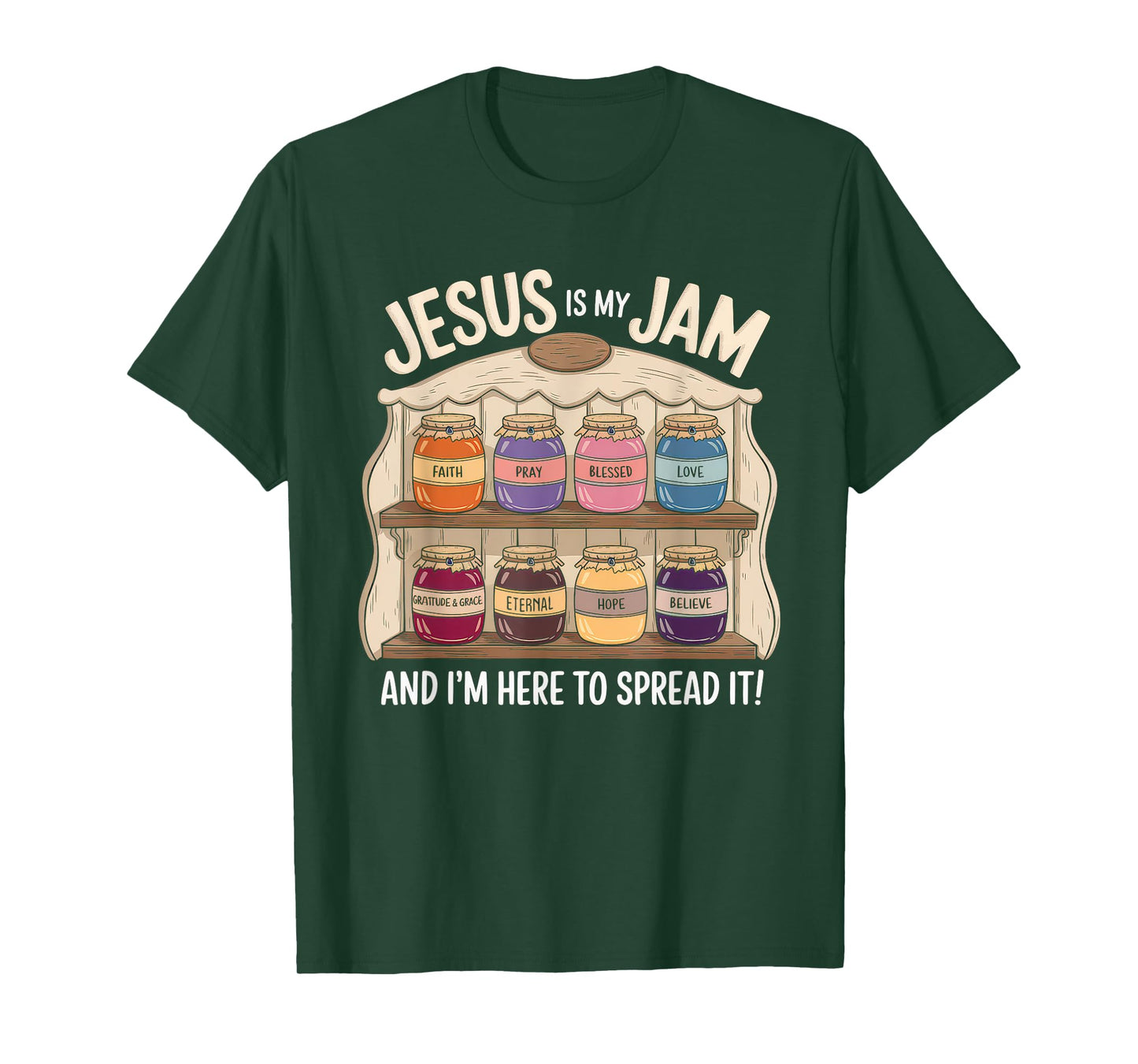 Jesus is My Jam Tshirt Men Women Christian Bible Verse T-Shirt