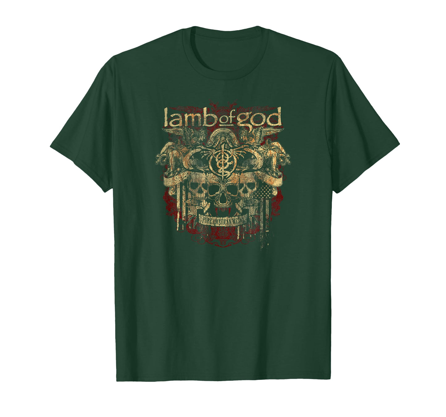 Lamb of God – Pure American Metal Gold T-Shirt
