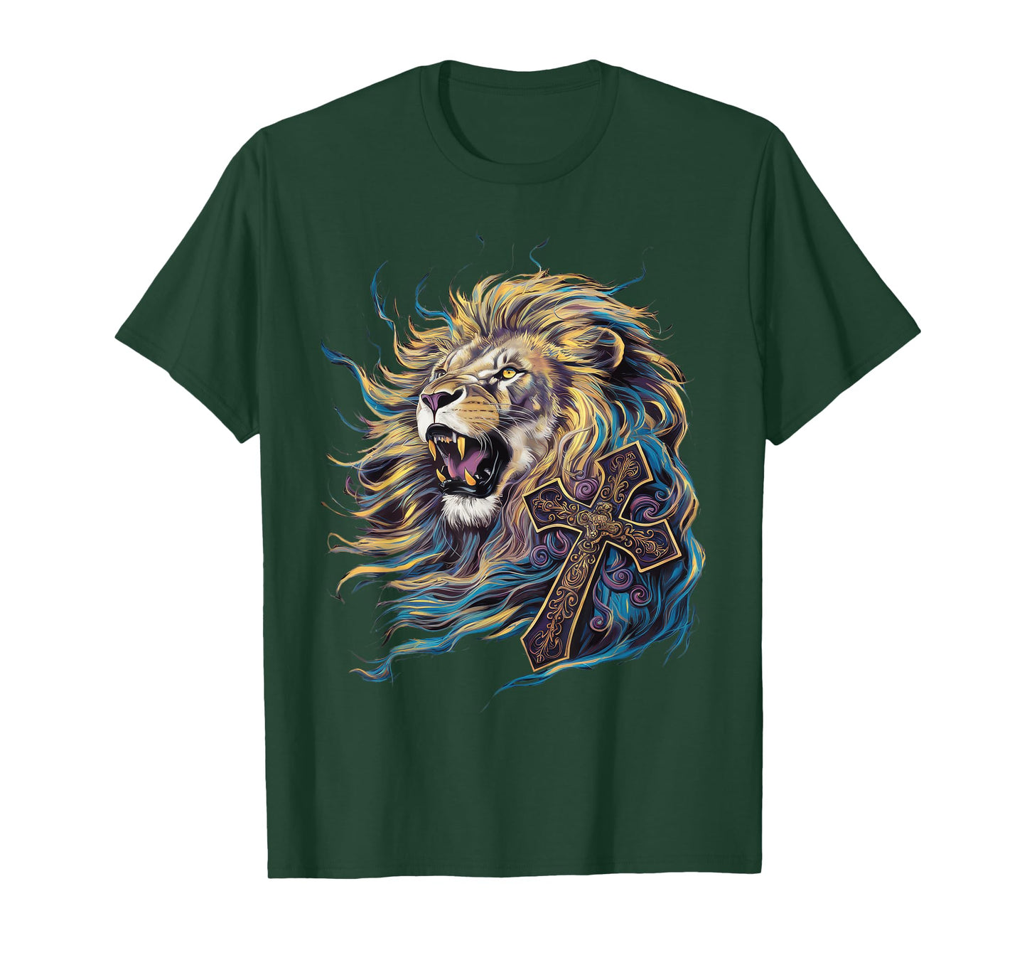 Jesus Lion of Judah Christian Faith for Men and Women T-Shirt
