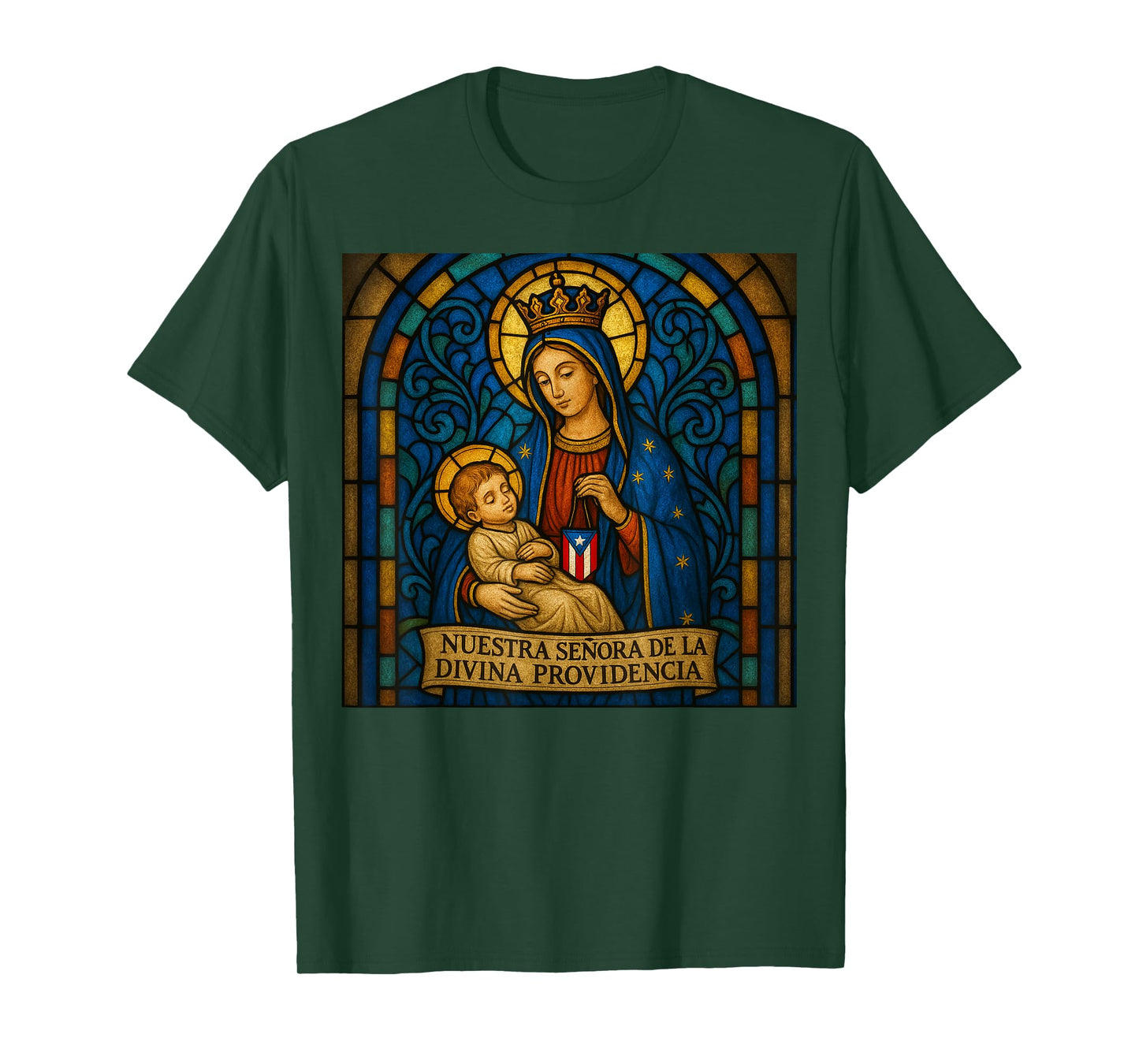 Puerto Rico Our Lady of Divine Providence Virgin Mary T-Shirt