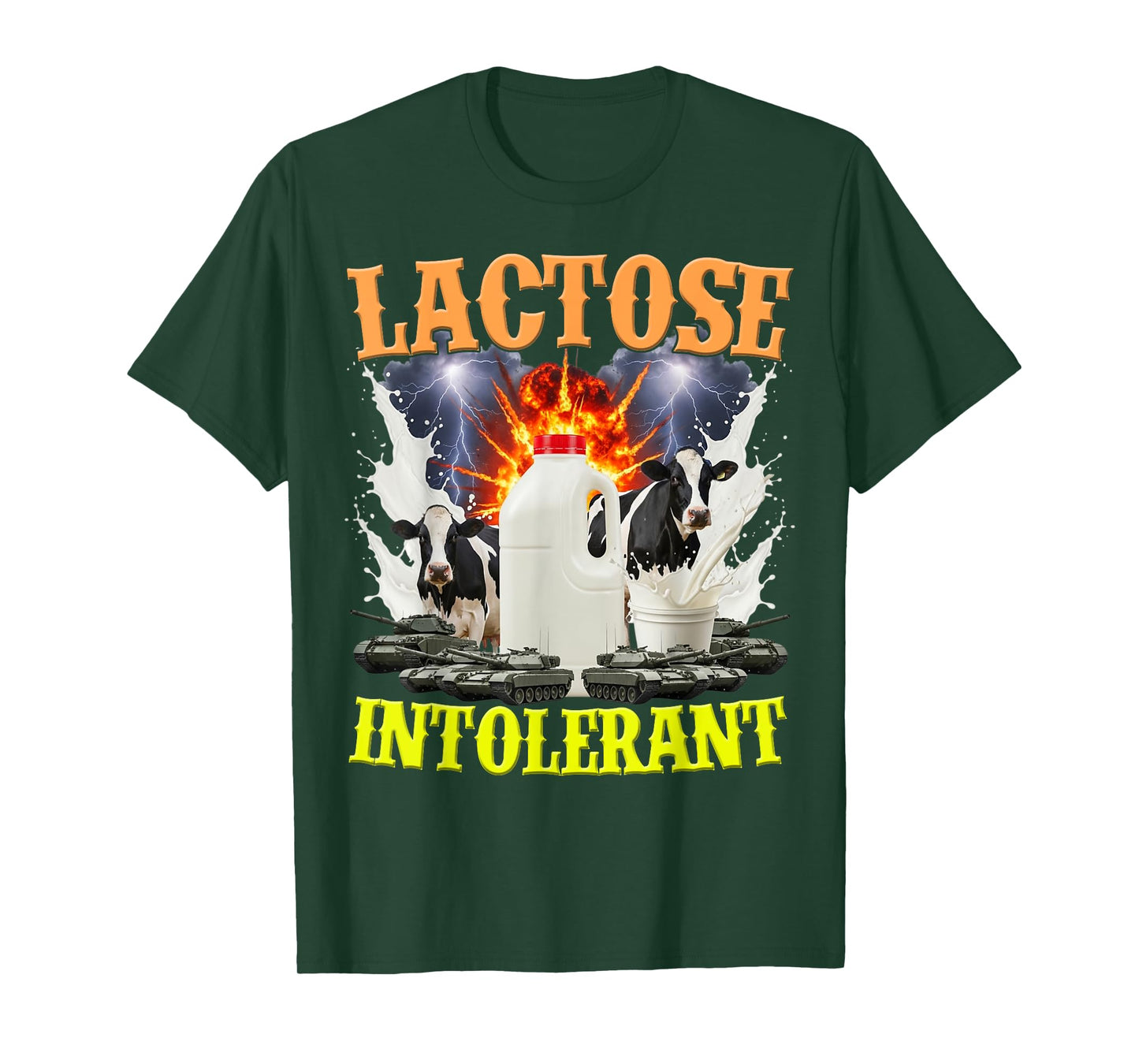 Lactose Intolerant Shirt, Funny Sarcasm Oddly Specific Meme T-Shirt