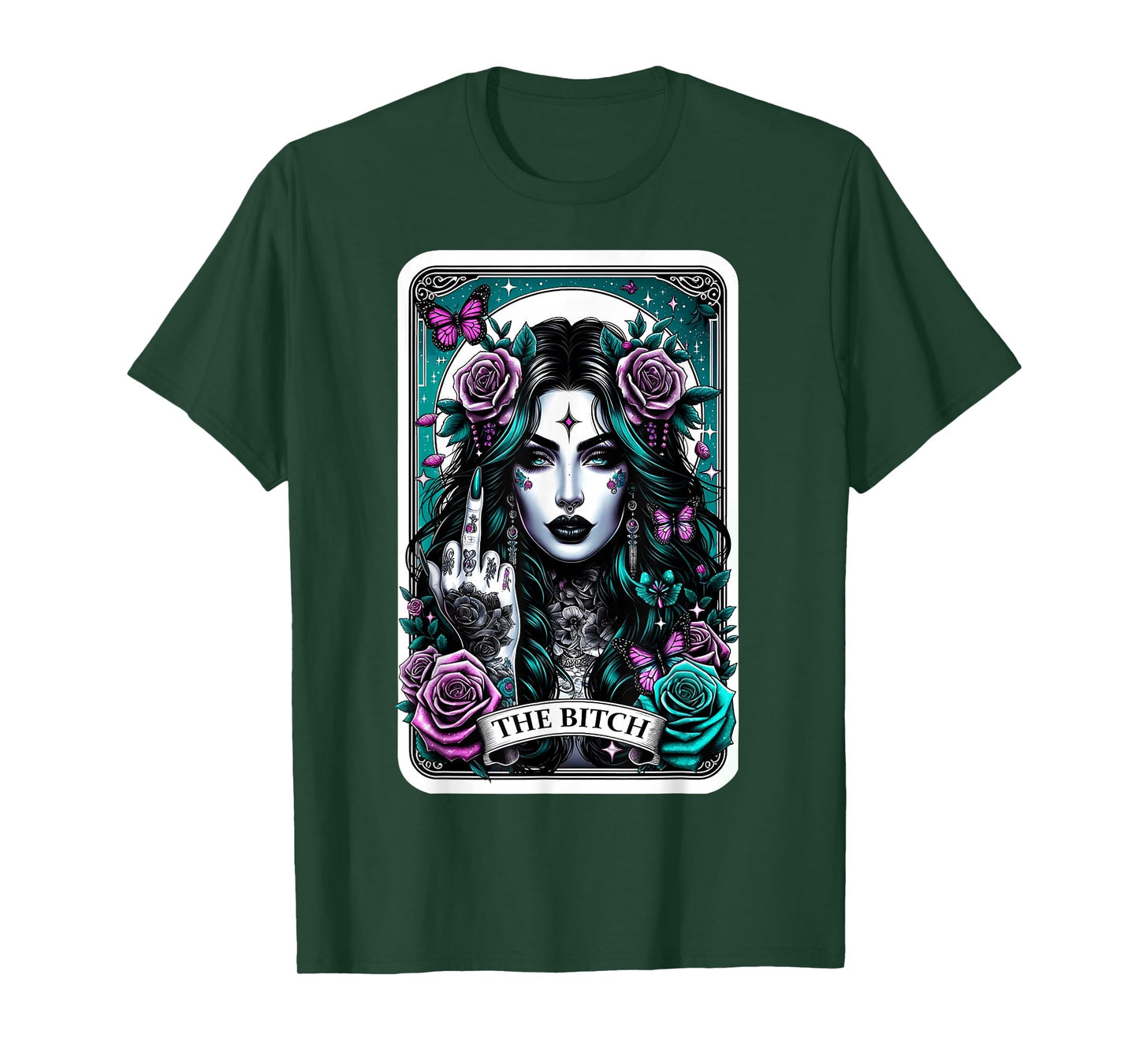The Bitch Tarot Card T-Shirt