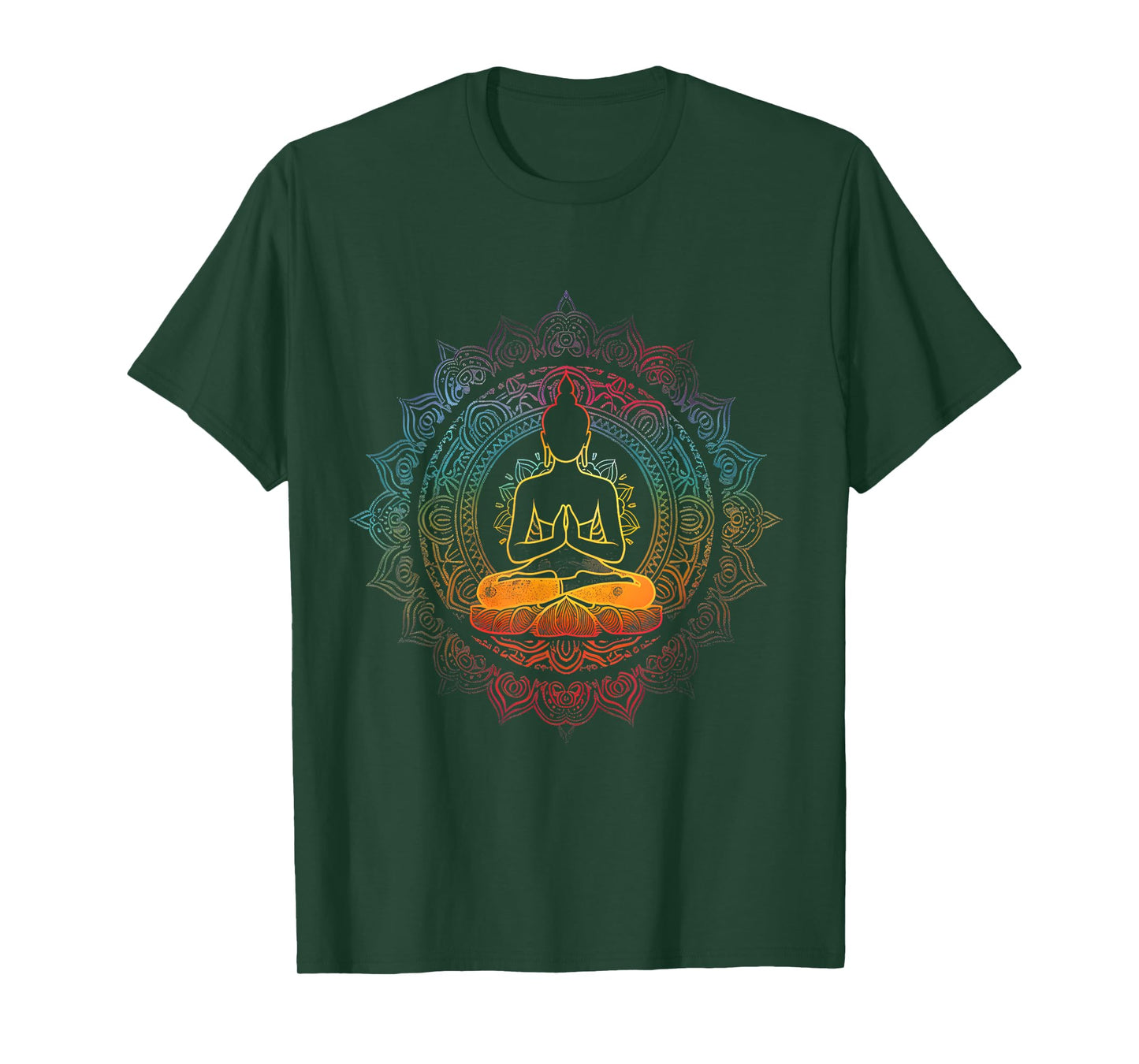 Zen Buddha Meditation Mandala Spiritual Buddhist Hindu T-Shirt